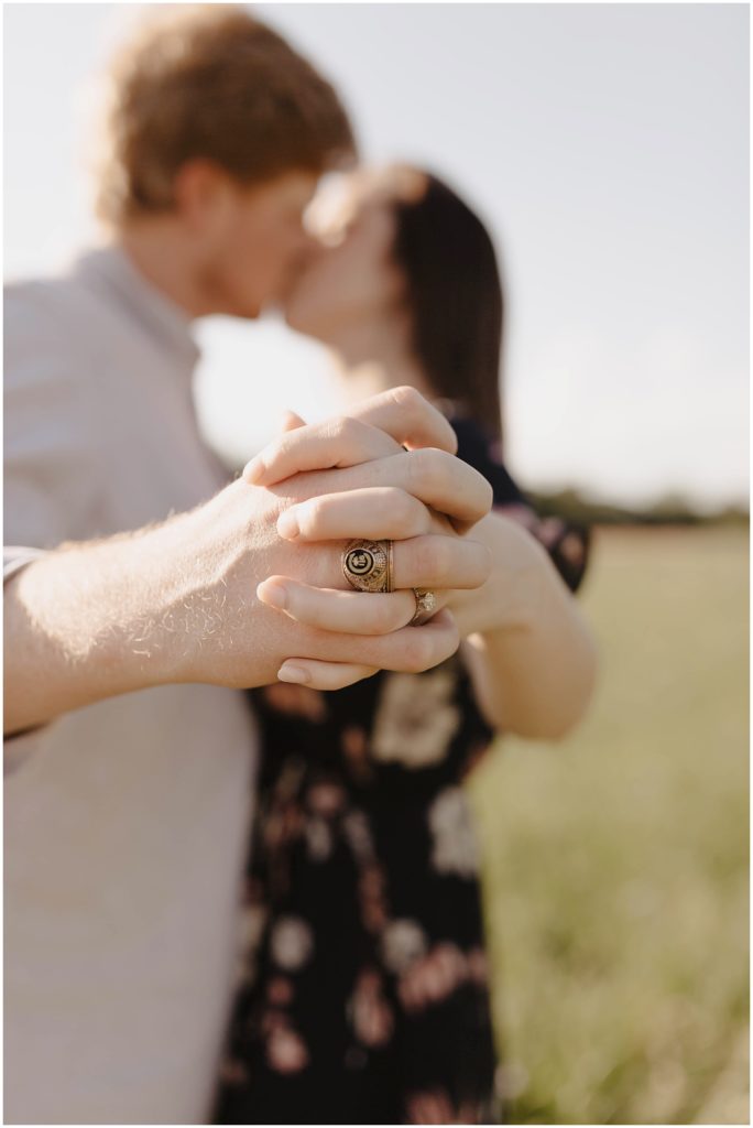South Carolina meadow engagement by wedding photographer Alexandra Robyn