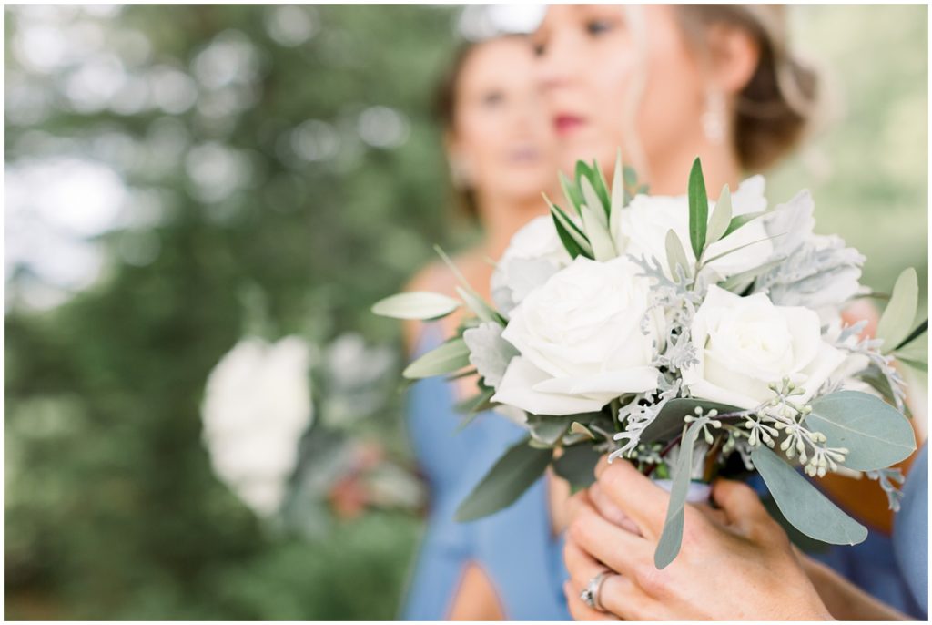 French Blue and Sage wedding colors