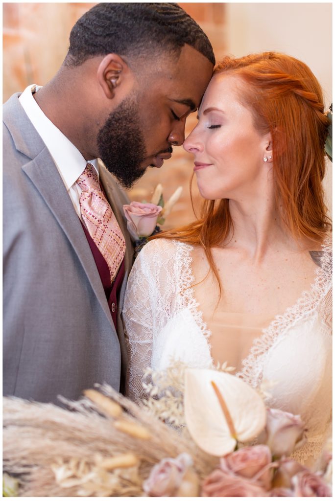 Interracial Wedding Couple